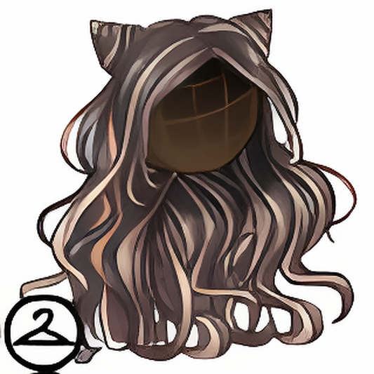 Split Horn Long Hair Wig