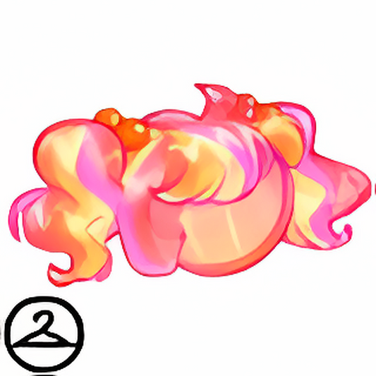 Dyeworks Sunset: Baby Rainbow Pigtails Wig