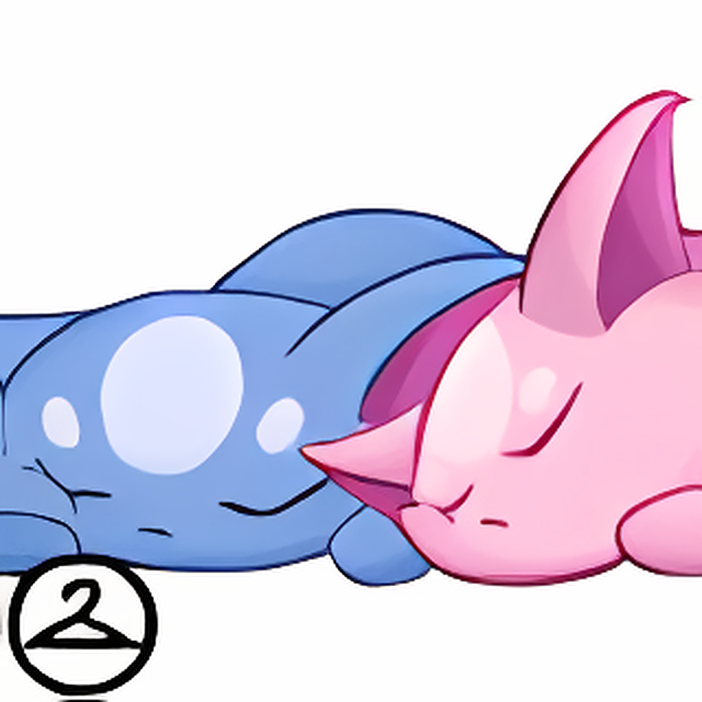 Giant Sleeping Kadoatie Duo Foreground