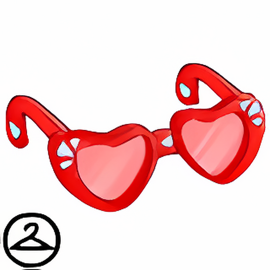 Red Heart Sunglasses