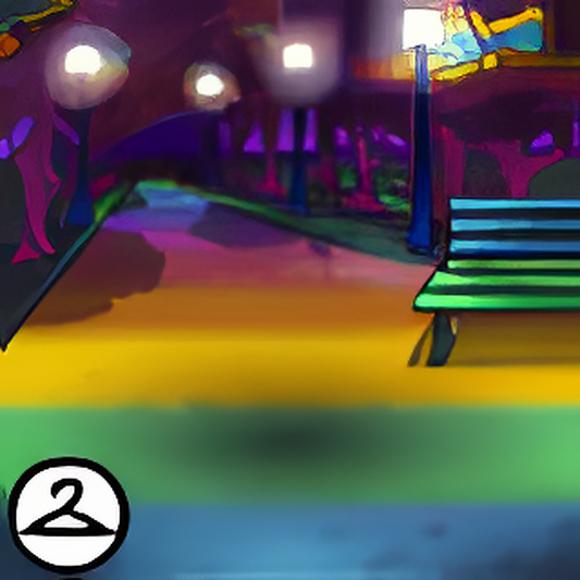 Rainbow Lane Background
