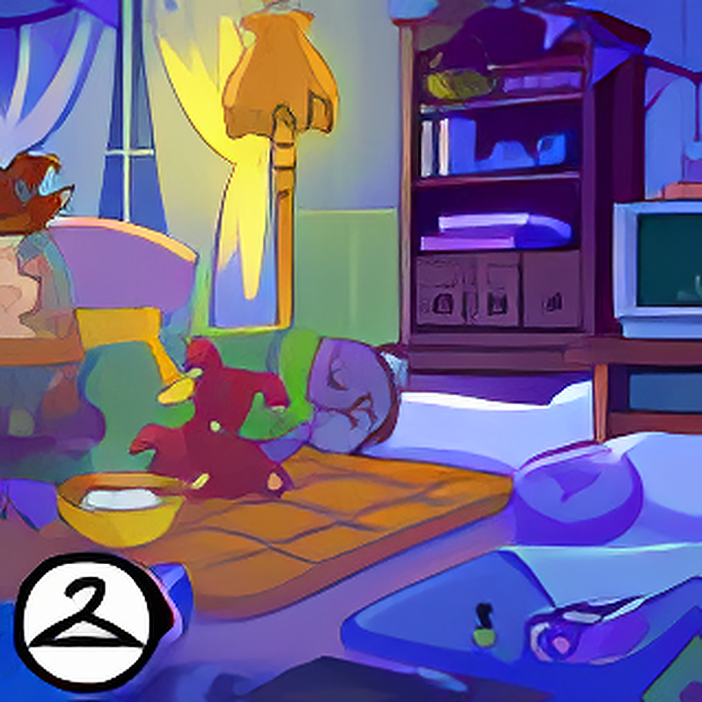 Cosy Living Room Sleepover Background