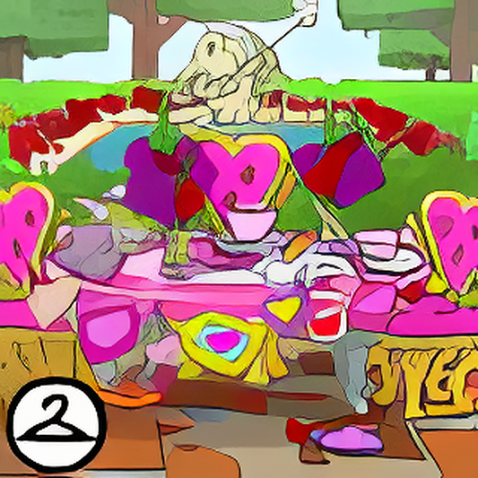 Garden Tea Party Background