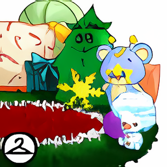 Festive Rug With Plushies