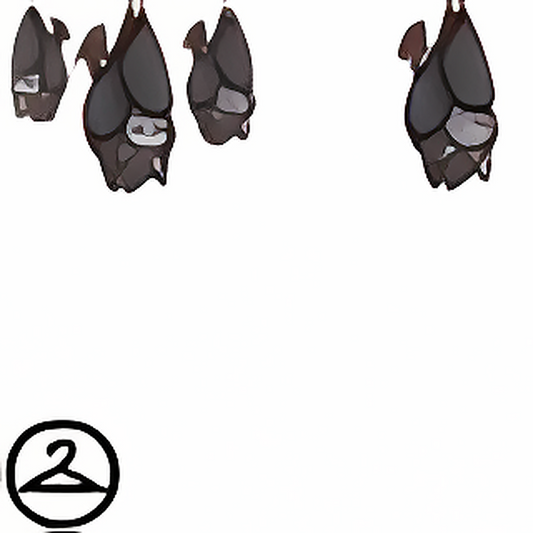 Dyeworks Grey: Hanging Bats Trinket