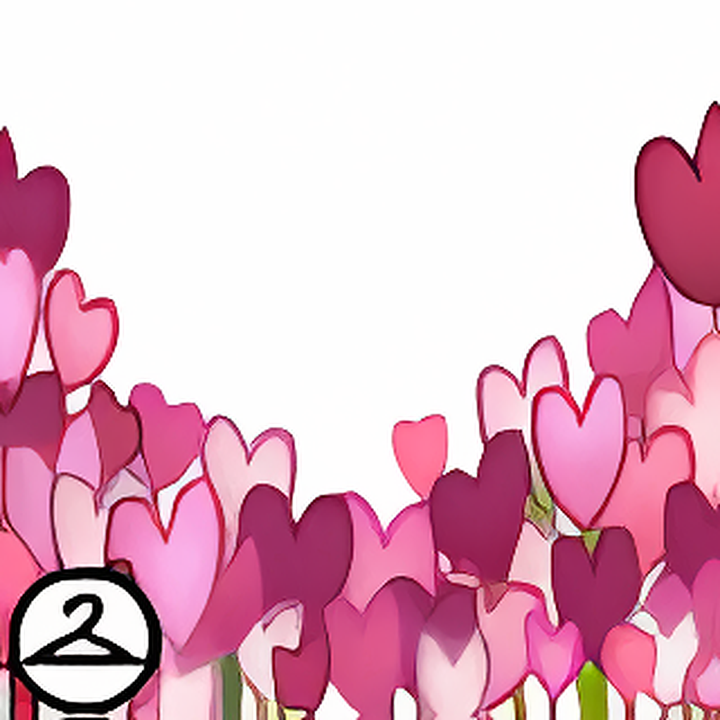 Lots of Love Paper Hearts Foreground