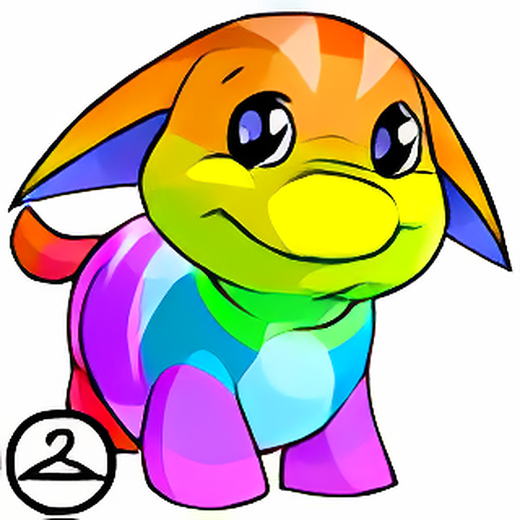 Nostalgic Rainbow Poogle