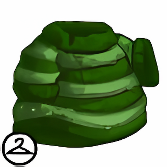 Dyeworks Green: Grunge Striped Mutant Sweater