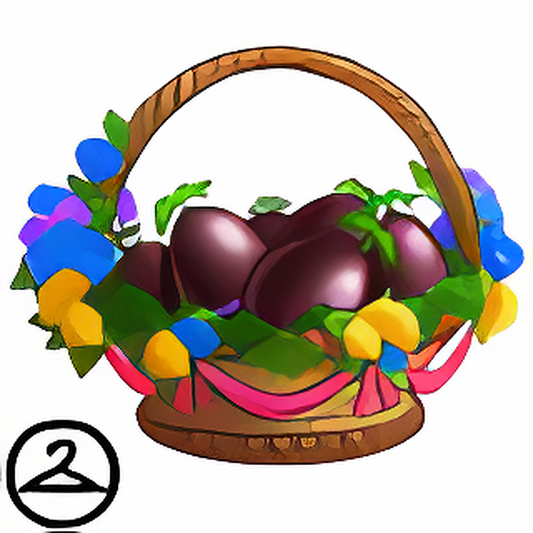 Basket of Decadent Chocolate Neggs