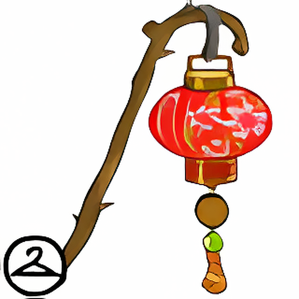 Paper Lantern Staff