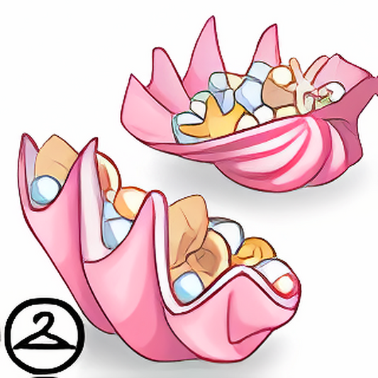 Dyeworks Pink: Stuffed Sea Shell Foreground