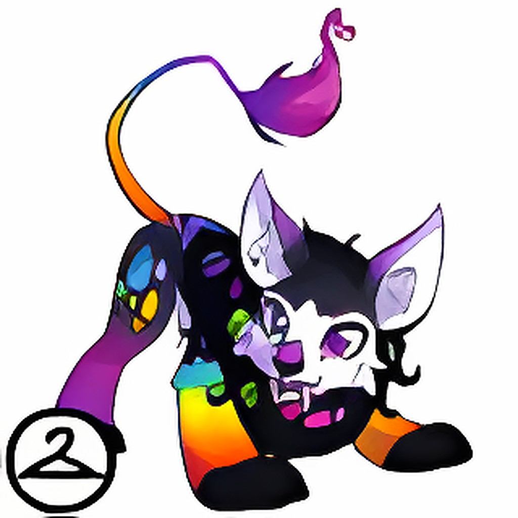 Adoring Rainbow Varwolf