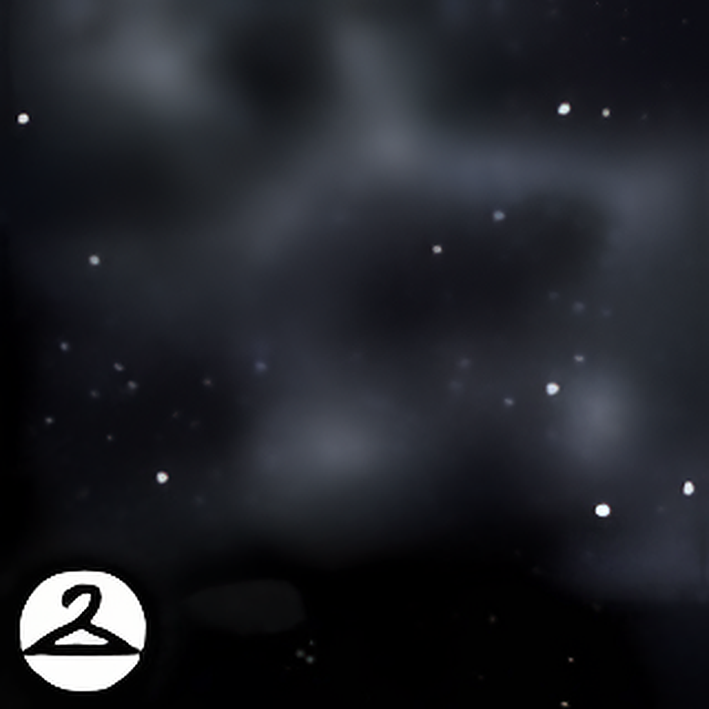 Deep Black Space Background