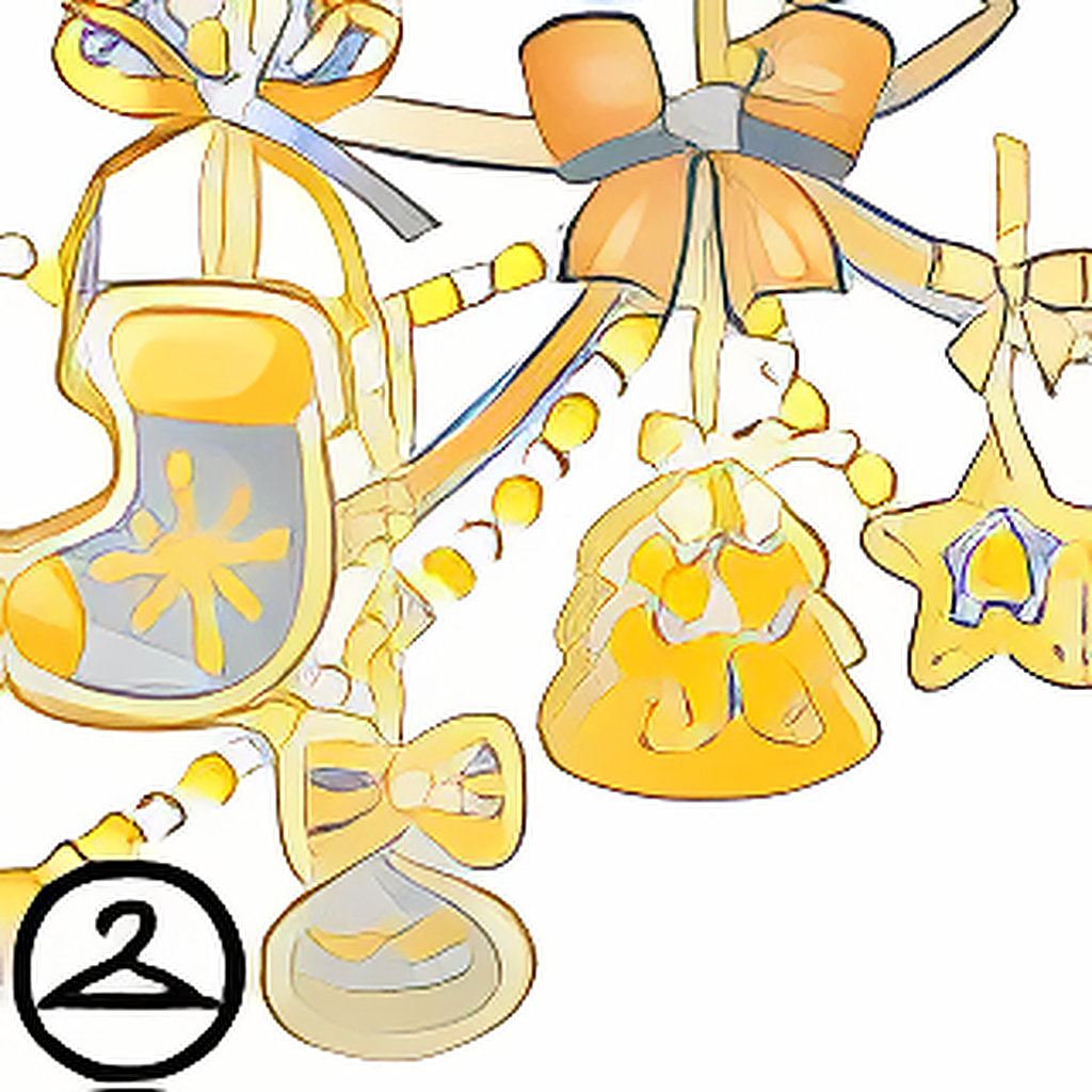 Dyeworks Yellow: Sugar Icing Holiday Cookies Garland