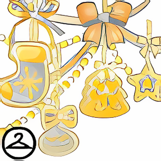 Dyeworks Yellow: Sugar Icing Holiday Cookies Garland