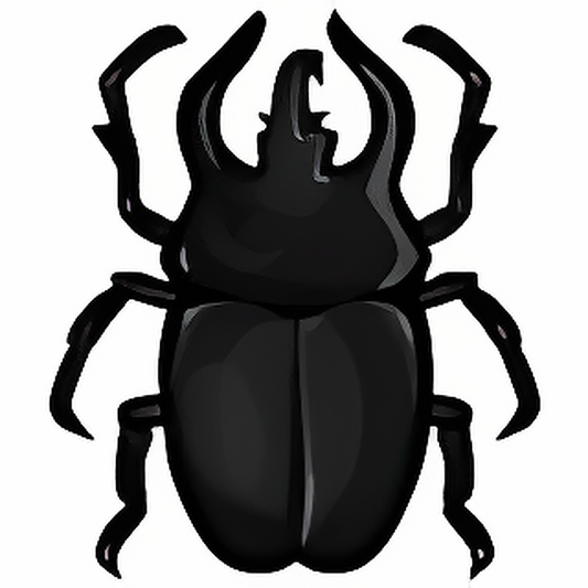 Large Black Collectable Scarab