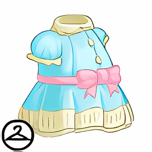 Creepy Blue Doll Mutant Dress