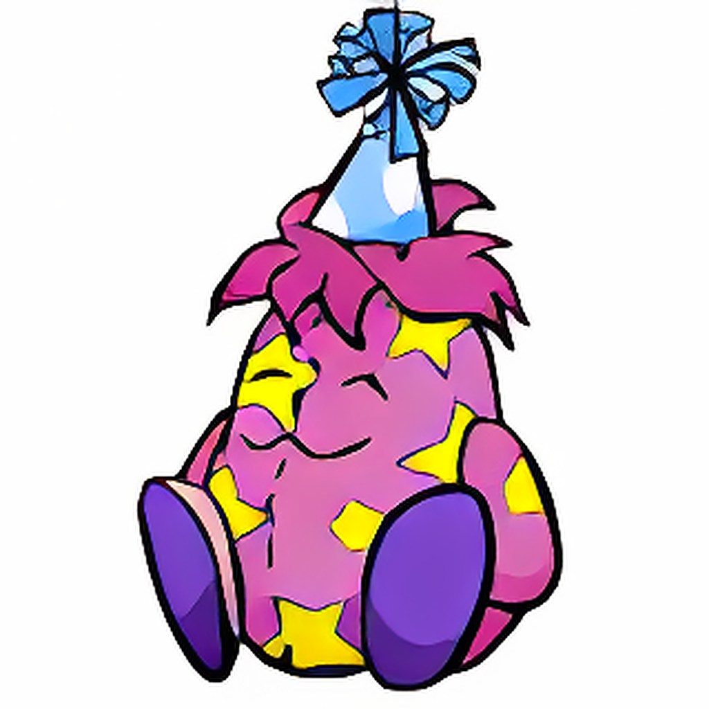 Neopets 10th Birthday Chia Plushie