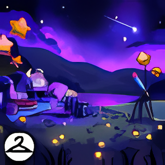 Void Star Gazing Birthday Background