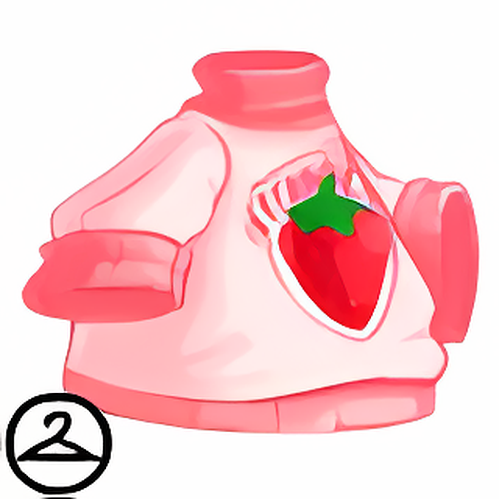Pastel Strawberry Sweater