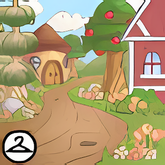 MiniMME19-B: Quaint Wooden Town Background