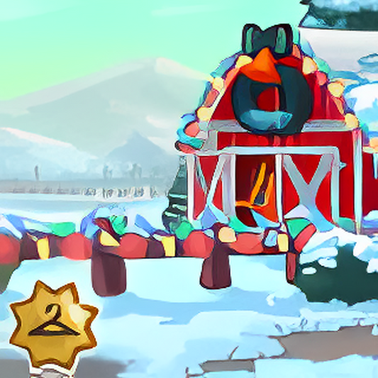 Christmas Nuk Farm Background