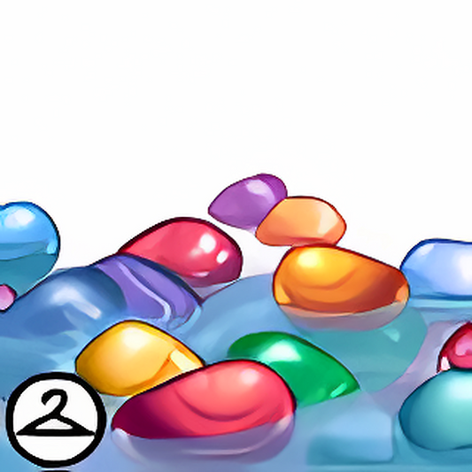 Rainbow Pebble Stream Foreground