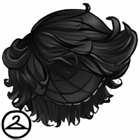 Dyeworks Black: Playful Tousled Wig