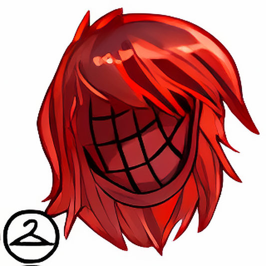 Dyeworks Red: Mutant Stylish Jet Black Wig
