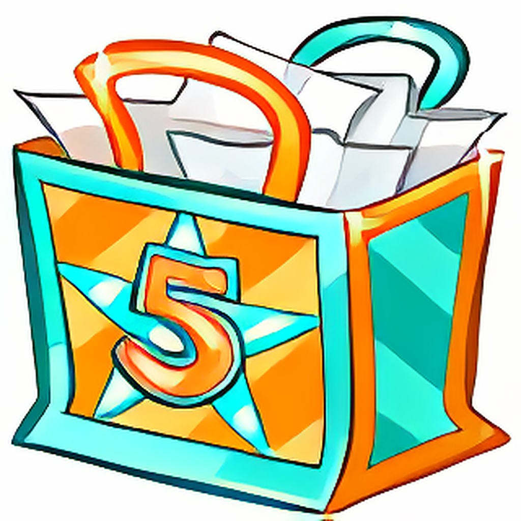 Second NC Mall Fifth Birthday Goodie Bag