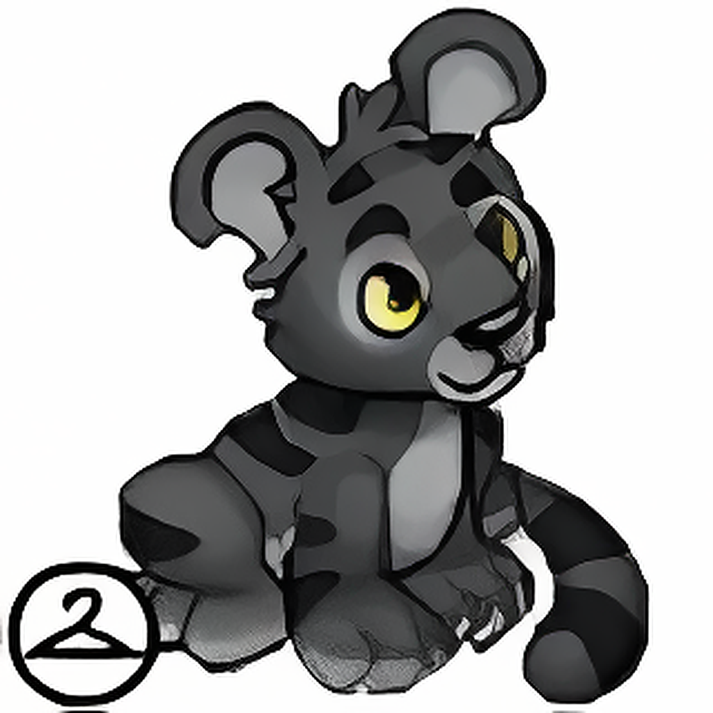 Habbo Hotel Shadow Kougra