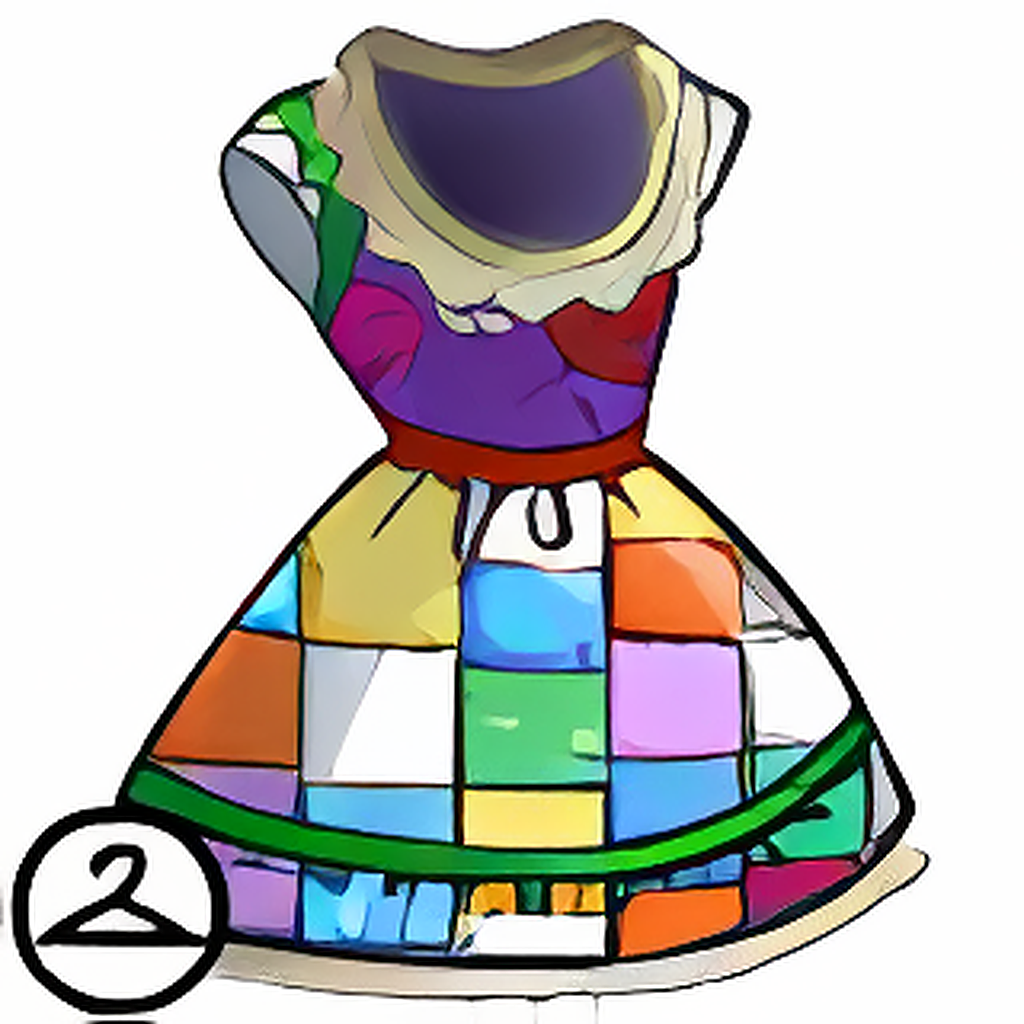 Quilted Dress with Trim