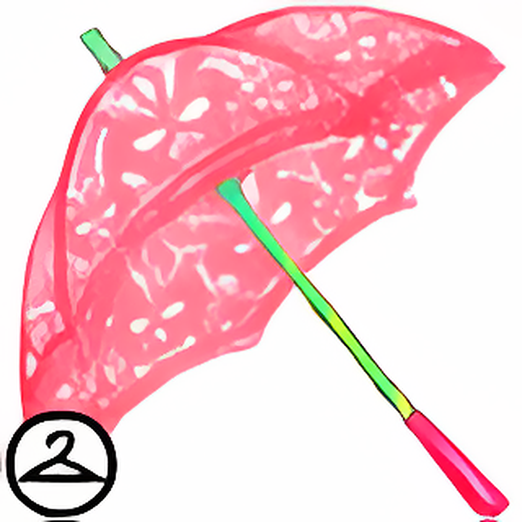 Pink Lace Parasol