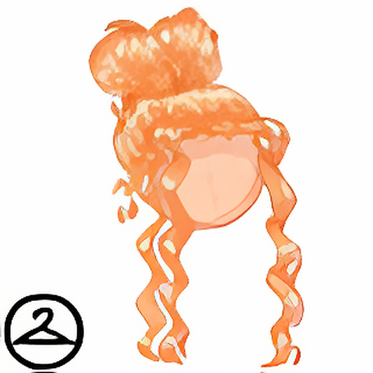 Dyeworks Ginger: Maraquan Pink Heart Bun Wig