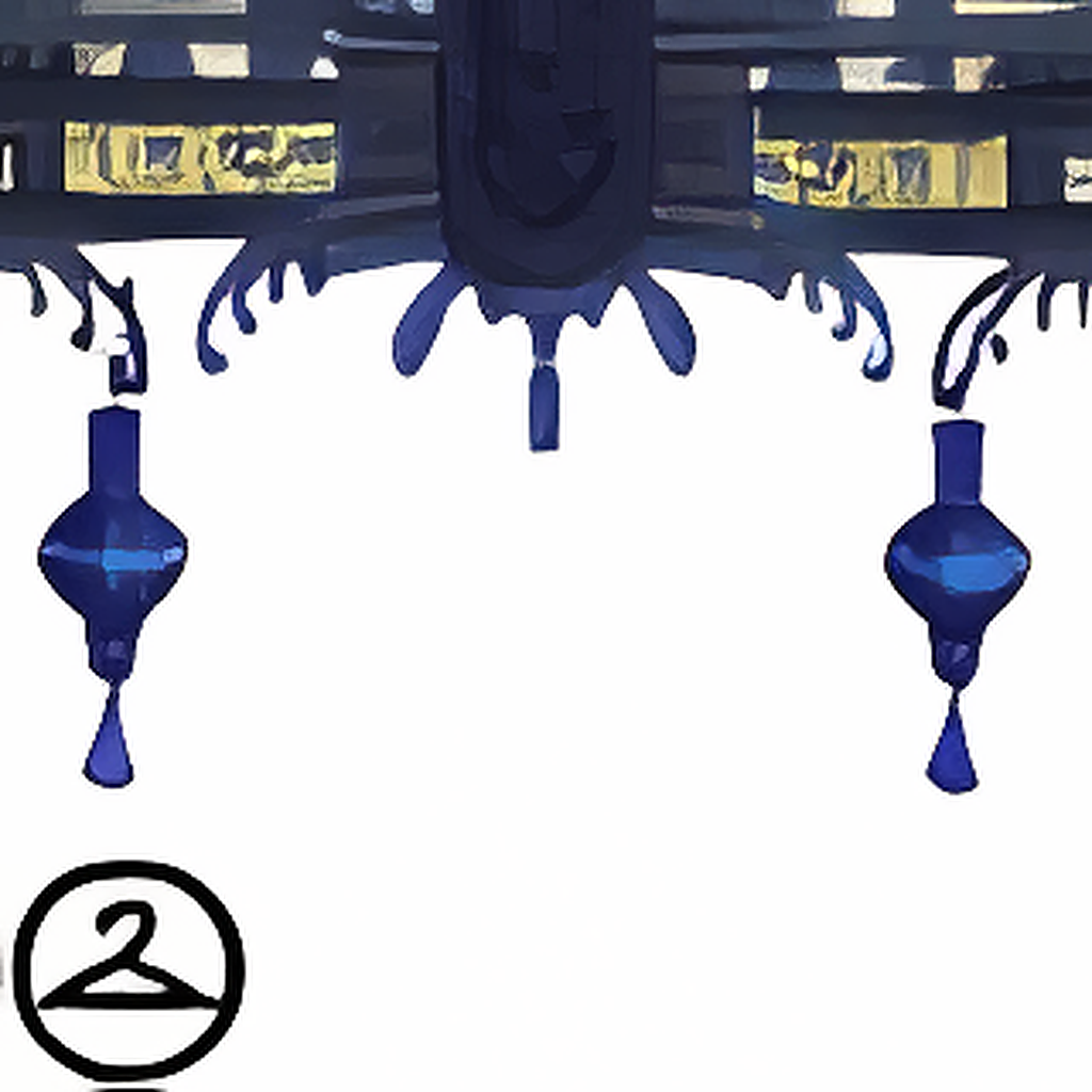 Dyeworks Midnight Blue: Shenkuu Entrance Garland