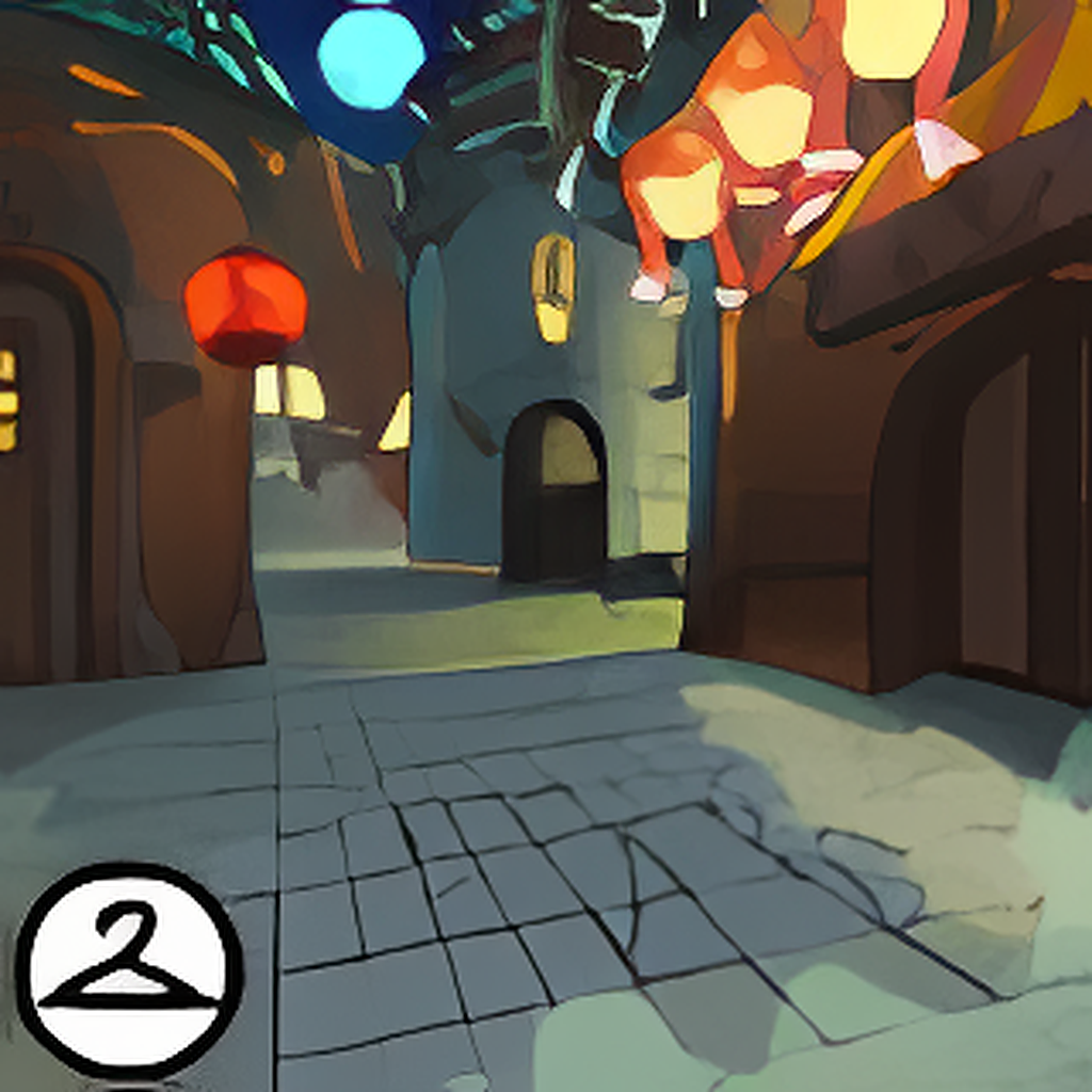Dark Shenkuu Alley Background