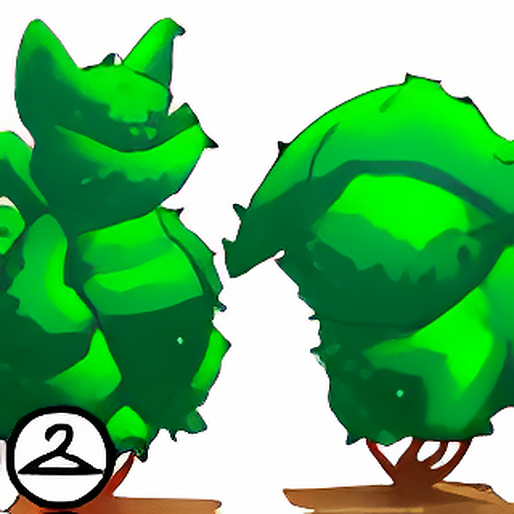 Neopet Shaped Topiaries