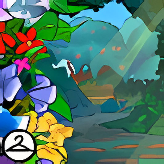 Secret Garden Pathway Background