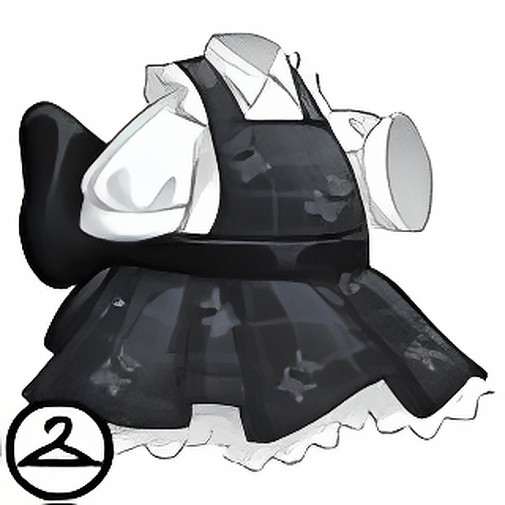 Dyeworks Black: Teddy-Printed Dress