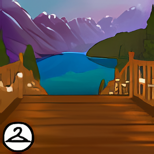 Staircase to Paradise Background