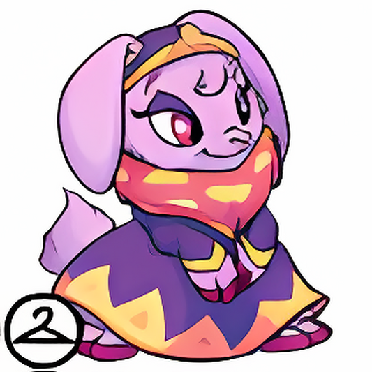 Prismatic Dawn: Nostalgic Royalgirl Cybunny