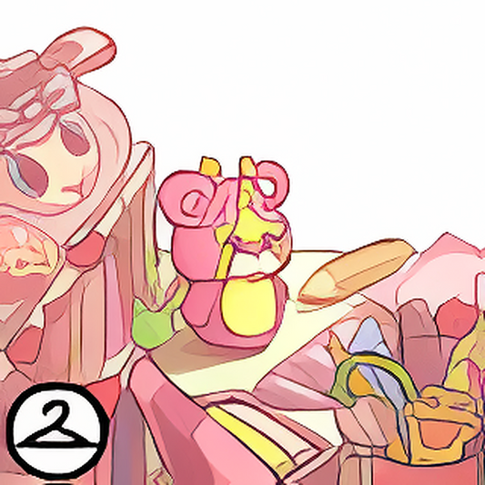 Kawaii Pastel Desk Foreground