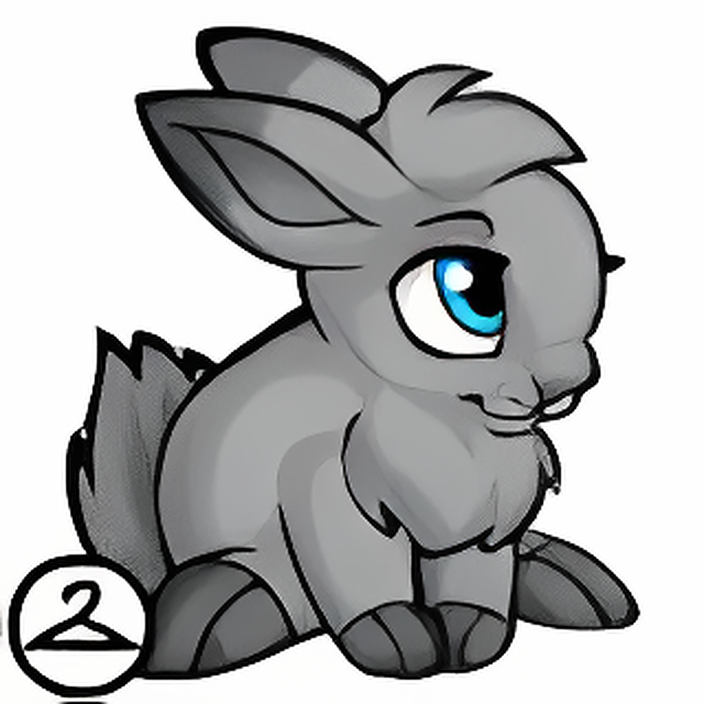 Dyeworks Grey: Sitting Snowbunny Friend