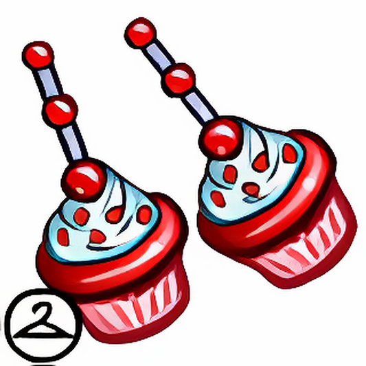 Cupcake Earrings