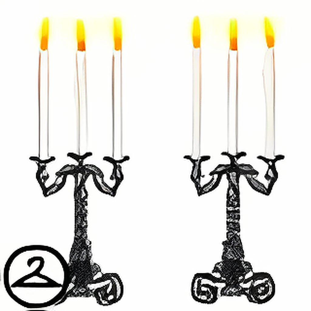 Large Candelabras Background Item