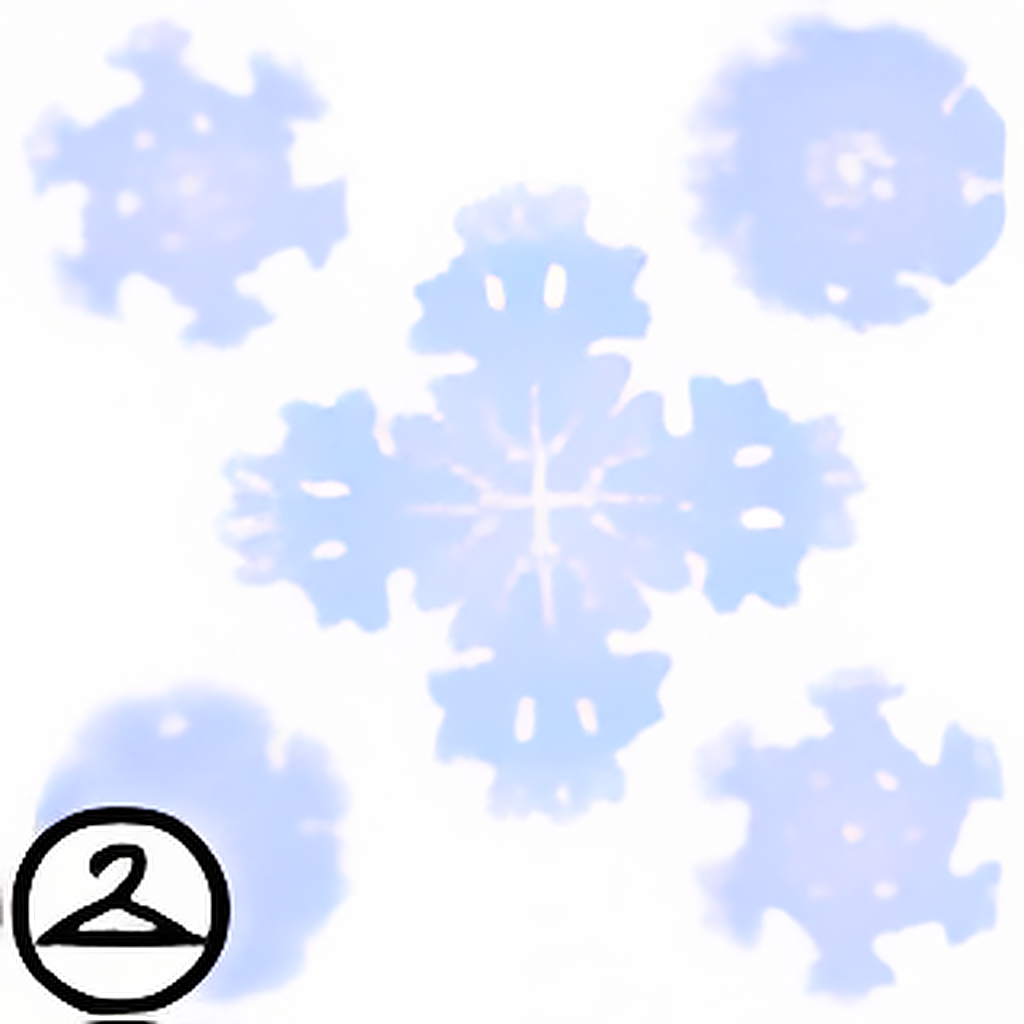 Fluttering Snowflakes Shower