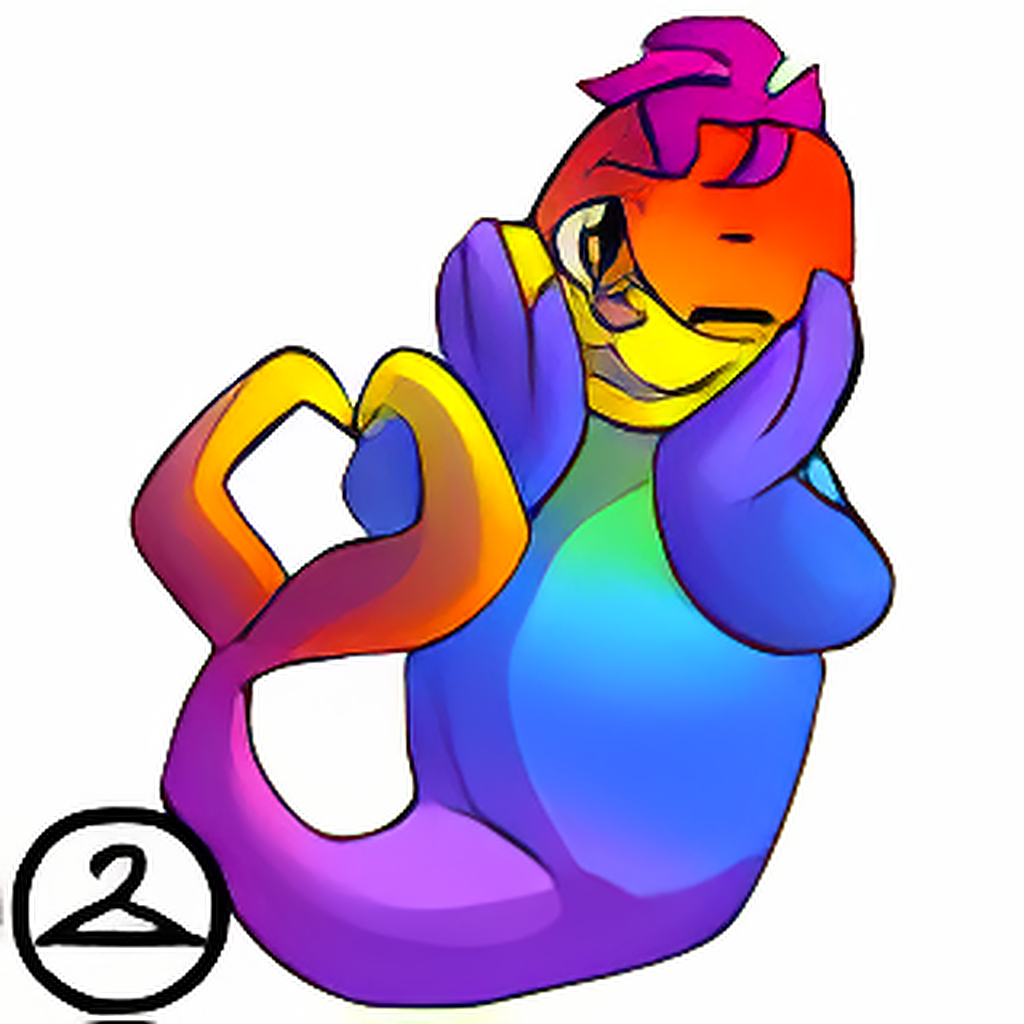Adoring Rainbow Tuskaninny
