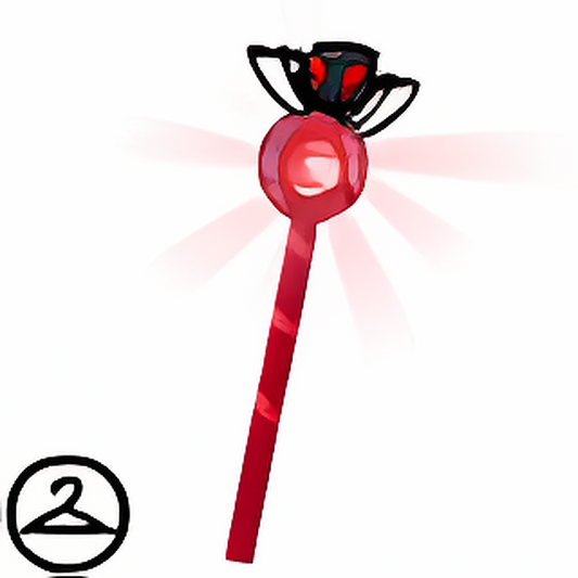 Dyeworks Red: Spyder Web Staff
