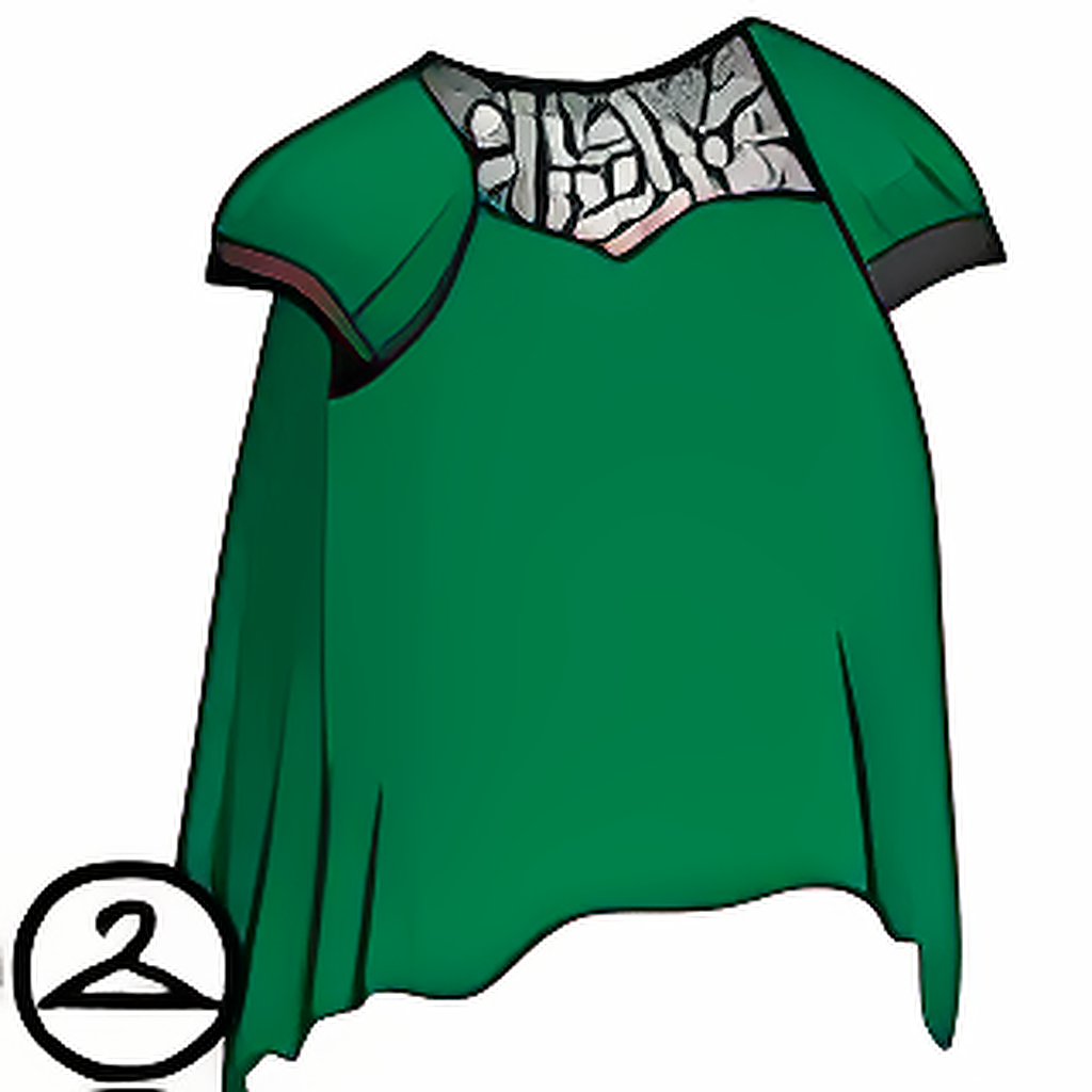 Green Lace Blouse