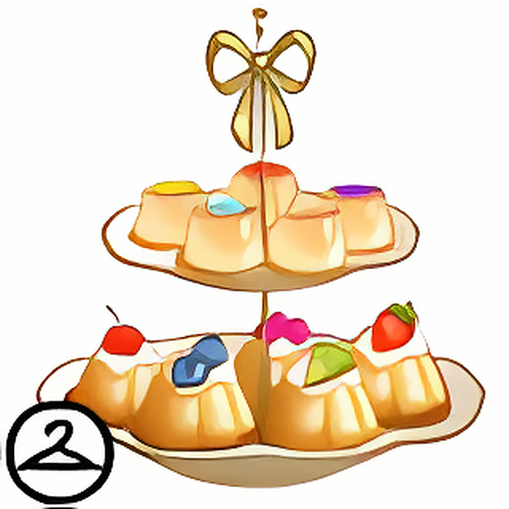 Tiered Purin Garland